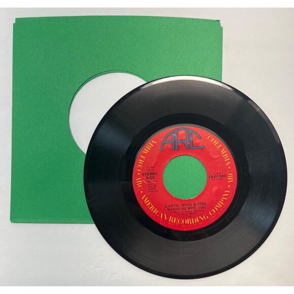 Earth Wind and Fire Wanna Be With You / Kalimba Tree 45 Vinyl 80s R&B Soul ARC - Picture 3 of 6